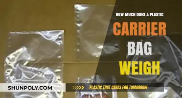 Unveiling the Surprising Weight of a Standard Plastic Carrier Bag
