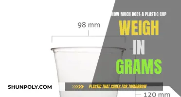 Plastic Cup Weight: How Many Grams?