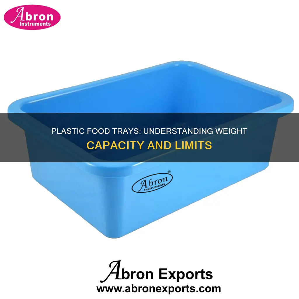 how much does a plastic food tray carry