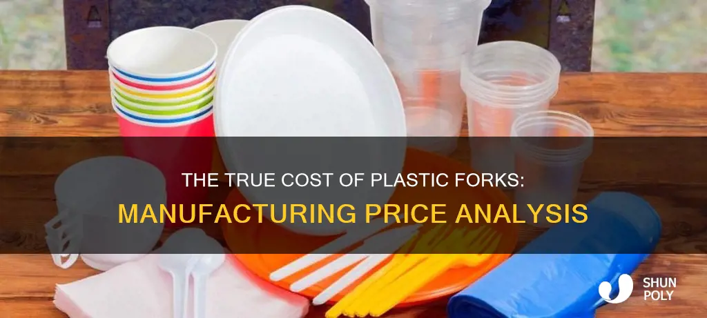 how much does a plastic fork cost to make