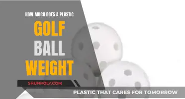 The Weight of Plastic Golf Balls: How Much?