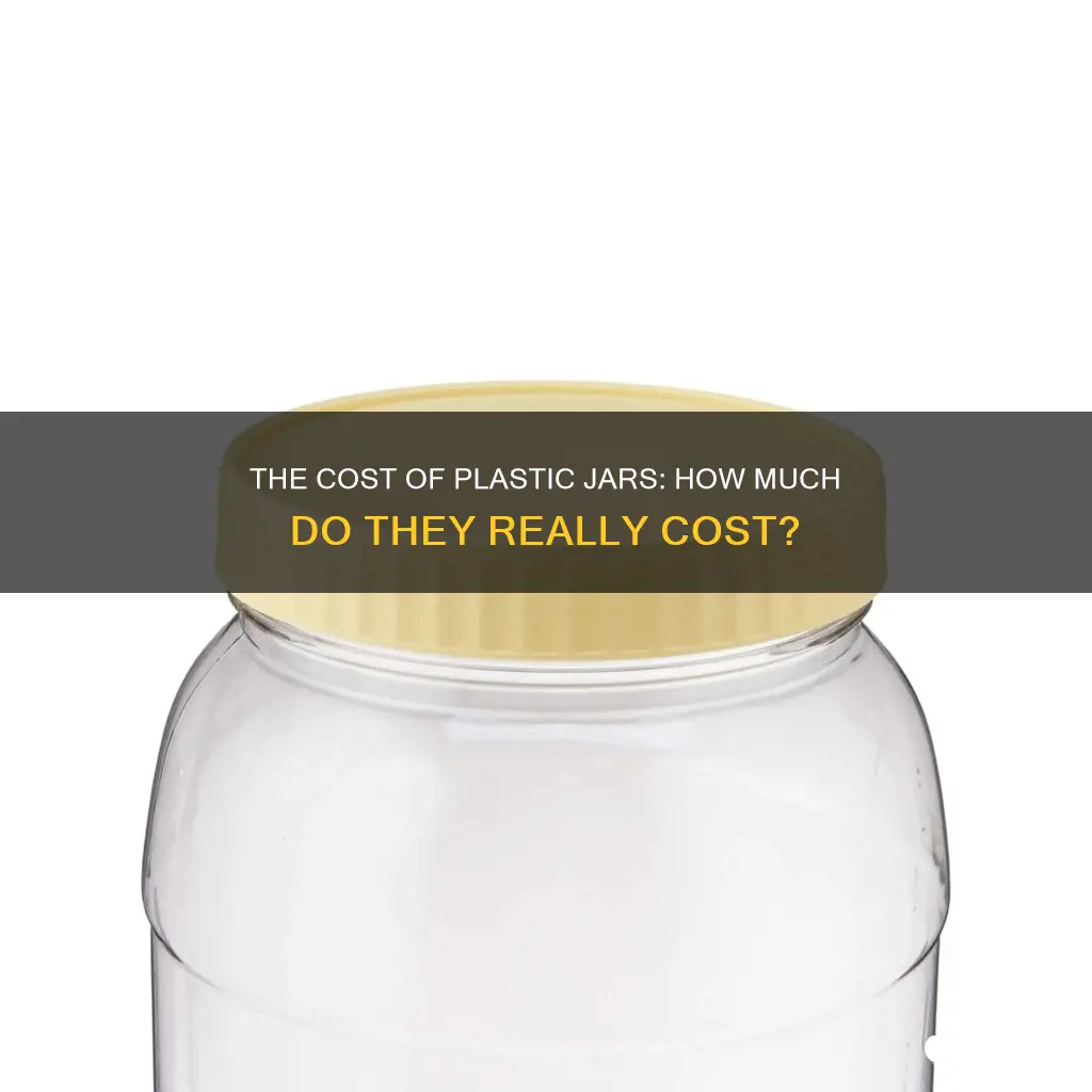 how much does a plastic jar cost