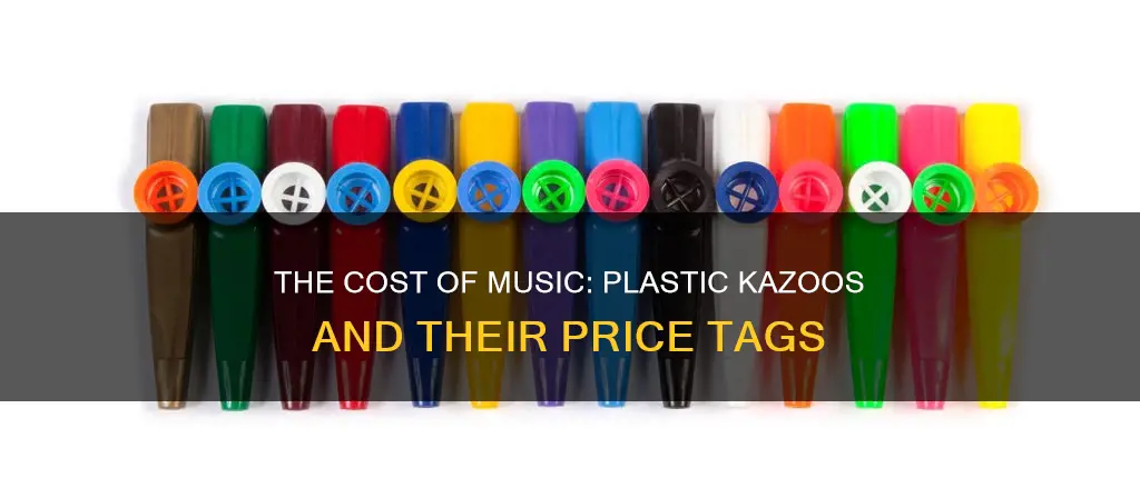 how much does a plastic kazoo cost