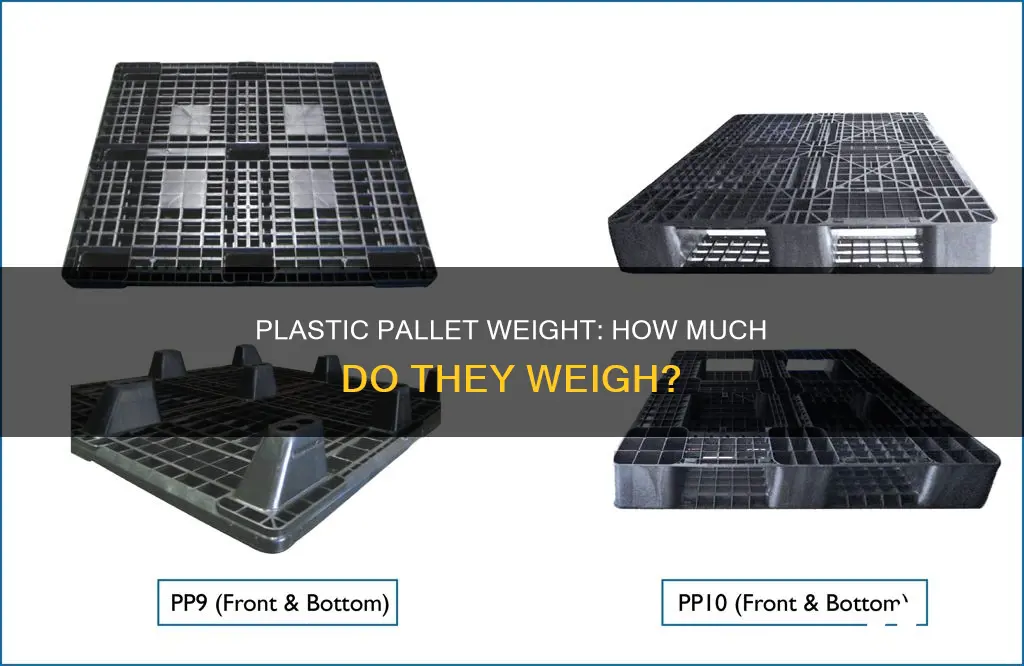 how much does a plastic pallet weigh