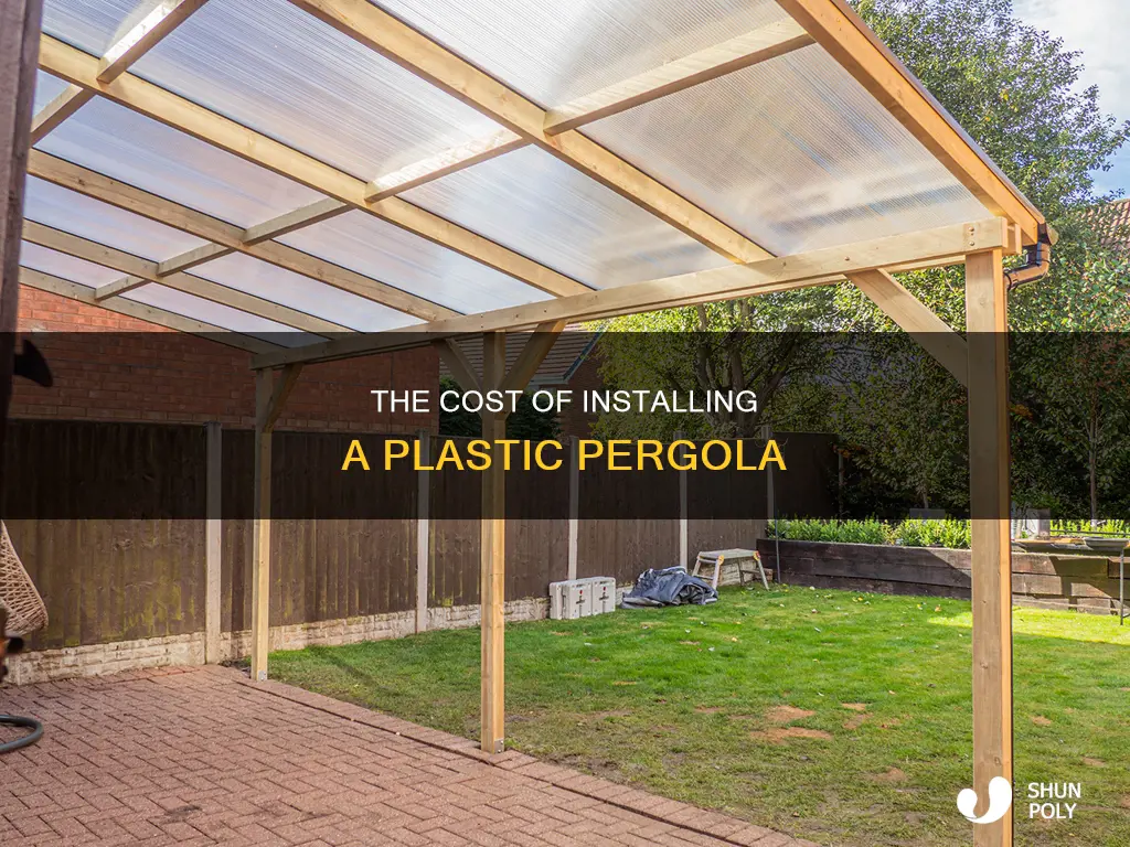 how much does a plastic pergola cost