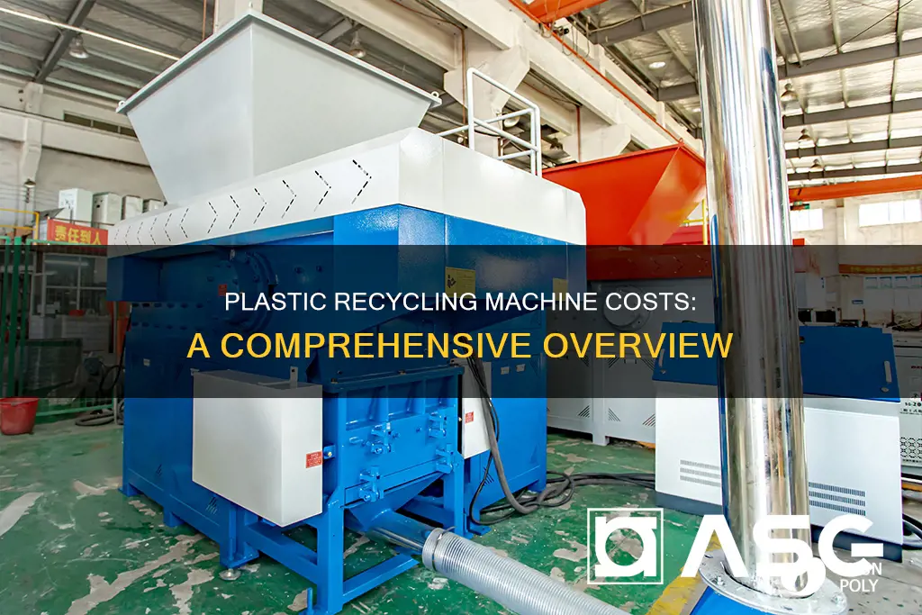 how much does a plastic recycling machine cost