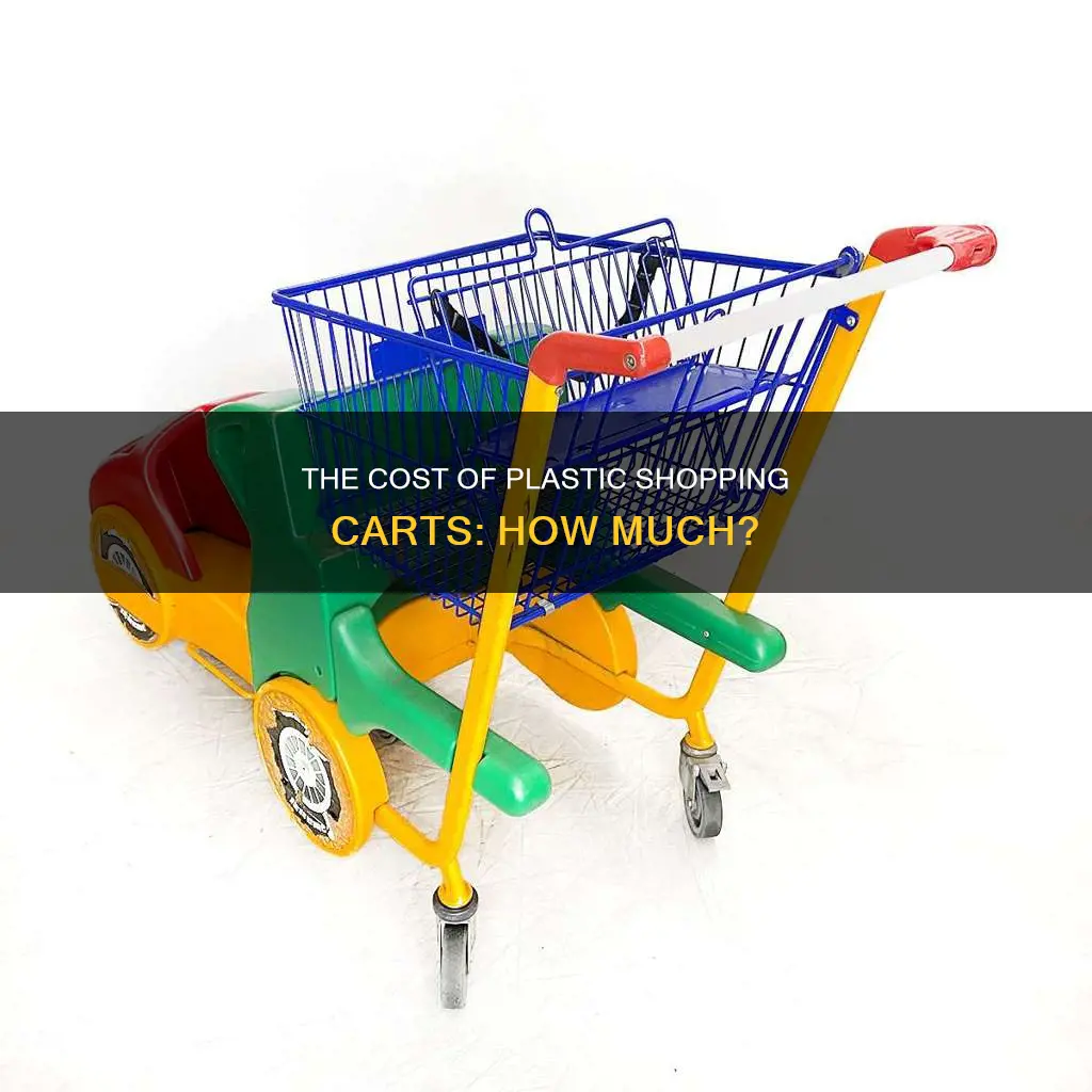 how much does a plastic shopping cart cost