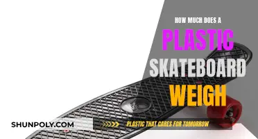 The Weight of Plastic Skateboards: How Much?