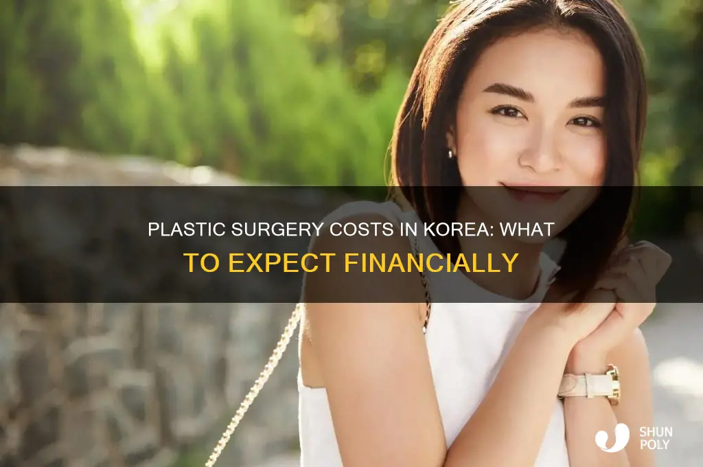 how much does a plastic surgery cost in korea