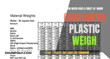 The Weight of 10mm Corrugated Plastic Sheets