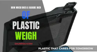 Plastic Weight Calculation: Square Inch to Ounces