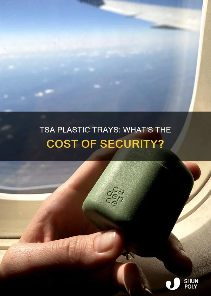 how much does a tsa plastic trays cost