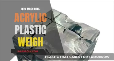 Acrylic Plastic: Understanding Its Weight and Density