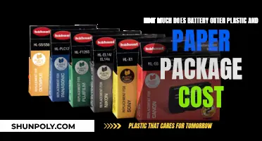 Battery Packaging Costs: Outer Plastic and Paper