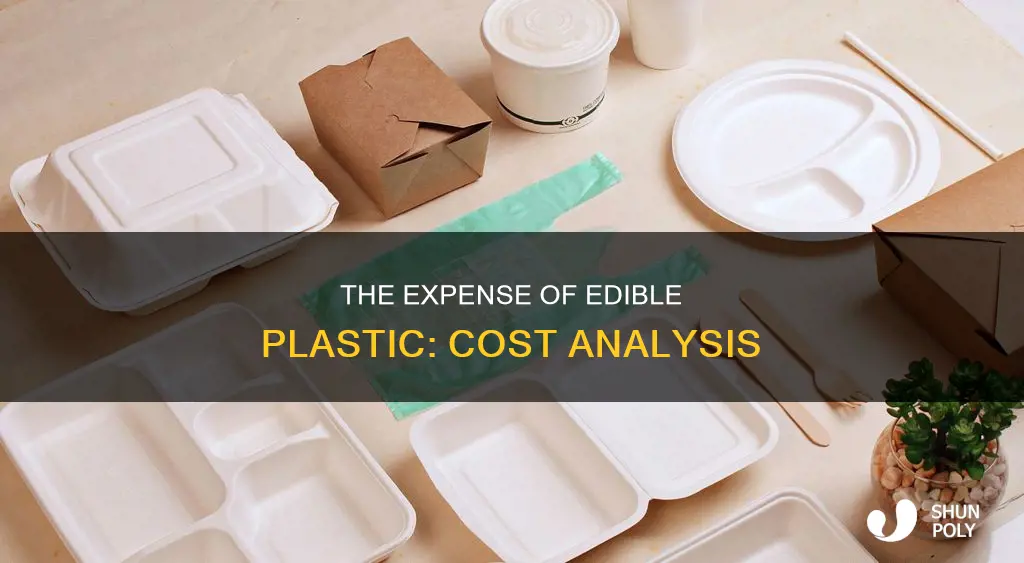 how much does edible plastic cost