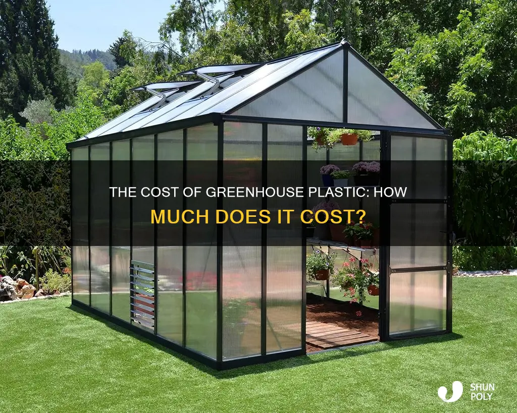 how much does greenhouse plastic cost