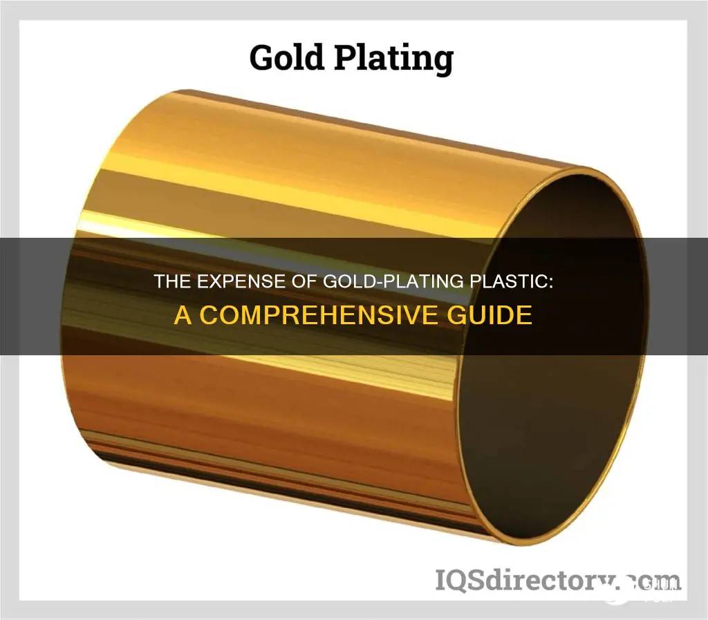 how much does it cost to gold plate plastic