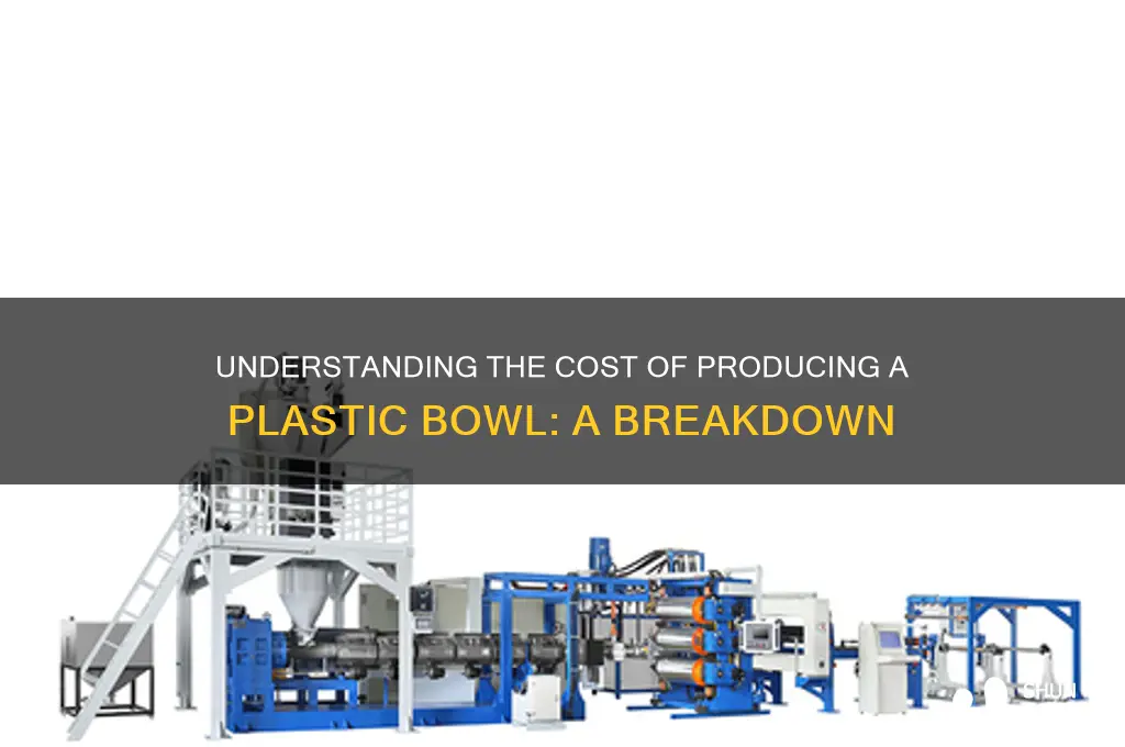 how much does it cost to make a plastic bowl