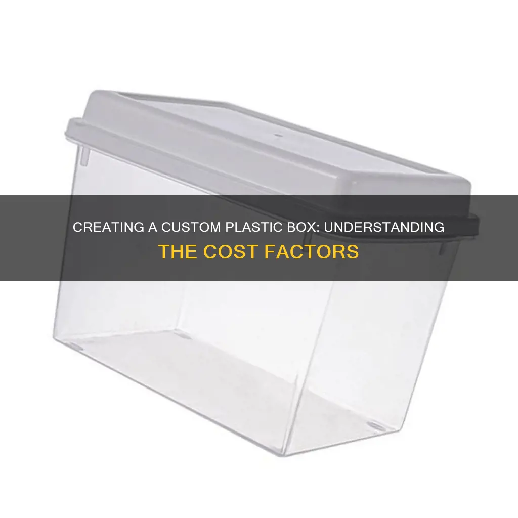 how much does it cost to make a plastic box