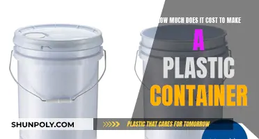 The Cost of Producing Plastic Containers