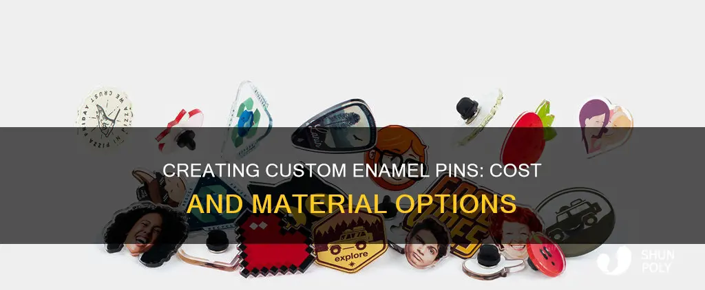 how much does it cost to make enamel pins plastic