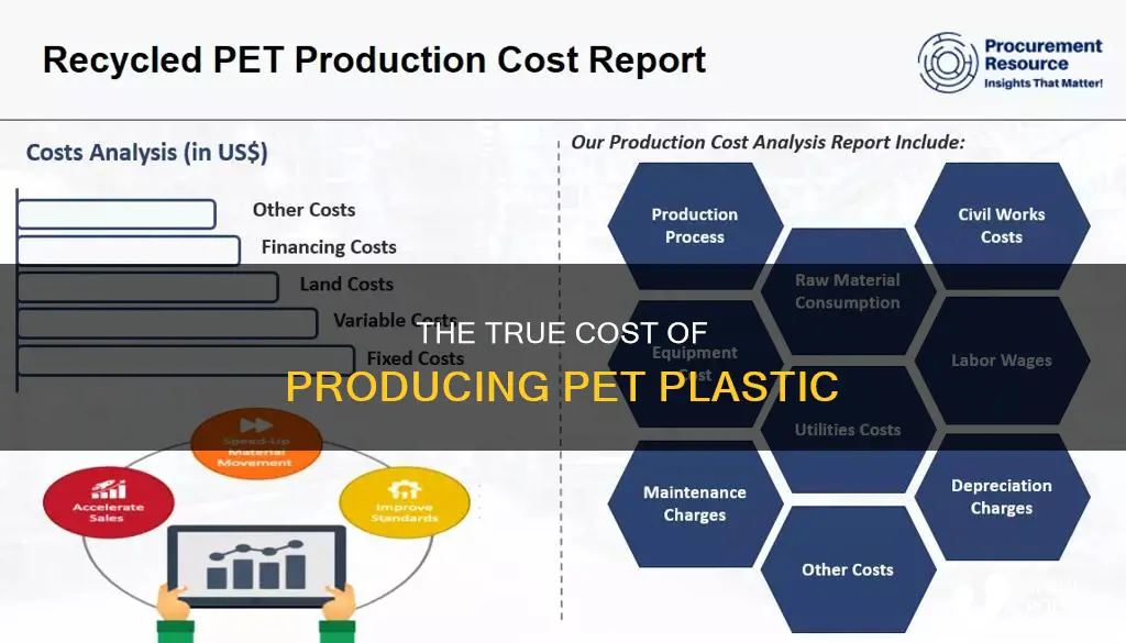 how much does it cost to make pet plastic