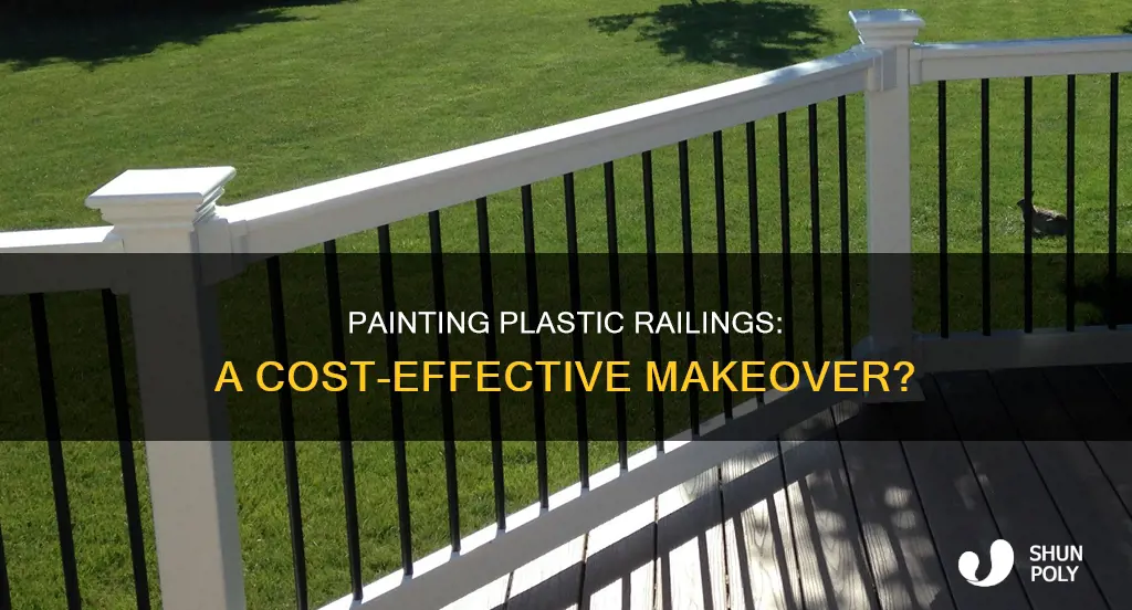 how much does it cost to paint plastic railing