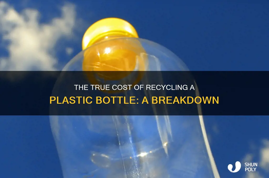 how much does it cost to recycle a plastic bottle