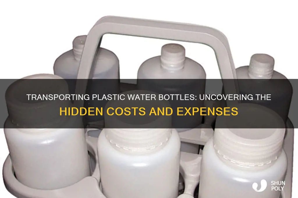 how much does it cost to transport plastic water bottles