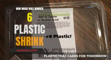 Shrinking Number 6 Plastic: How Much Does It Reduce?