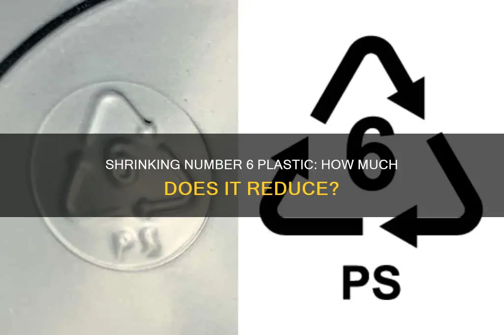 how much does number 6 plastic shrink