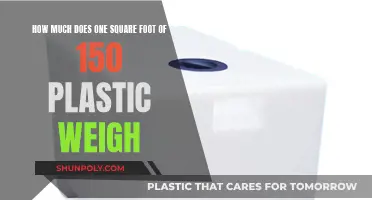 Plastic Square Foot Weight: How Much Does It Weigh?