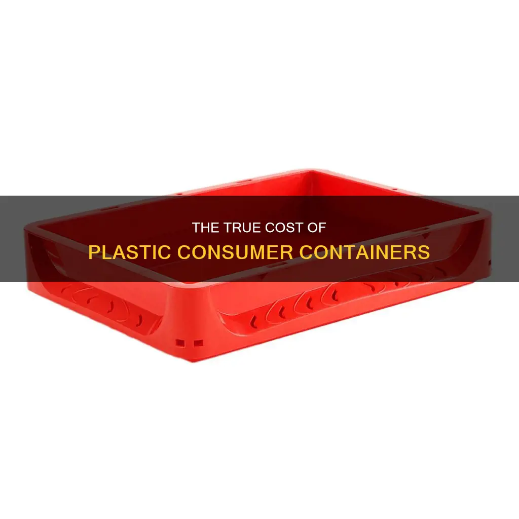 how much does plastic consumer small circular containers cost