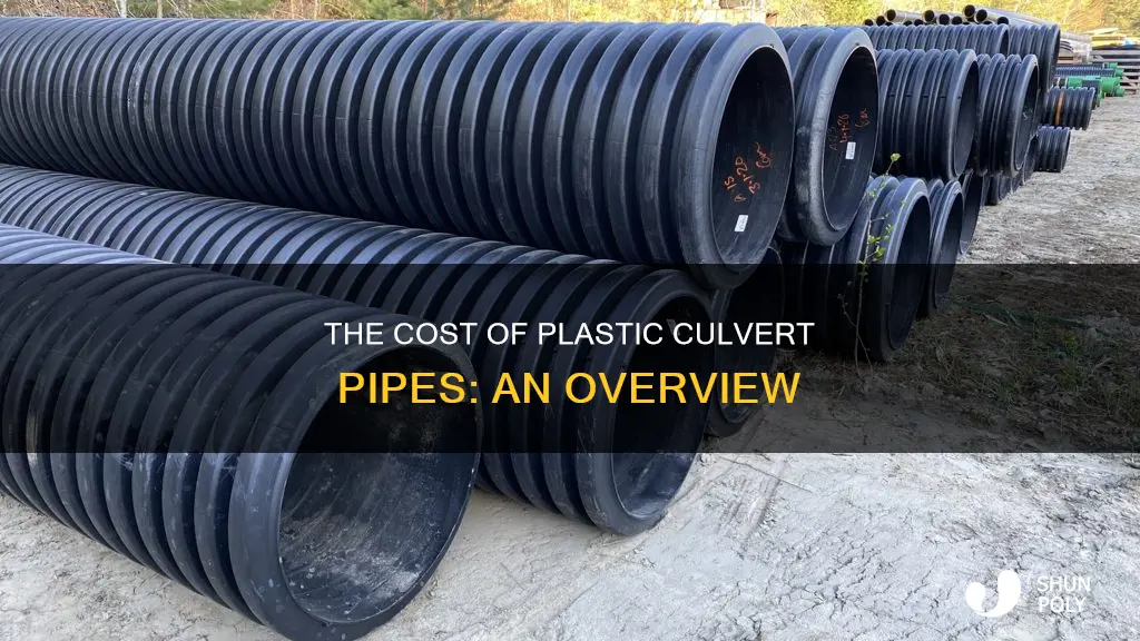 how much does plastic culvert pipe cost