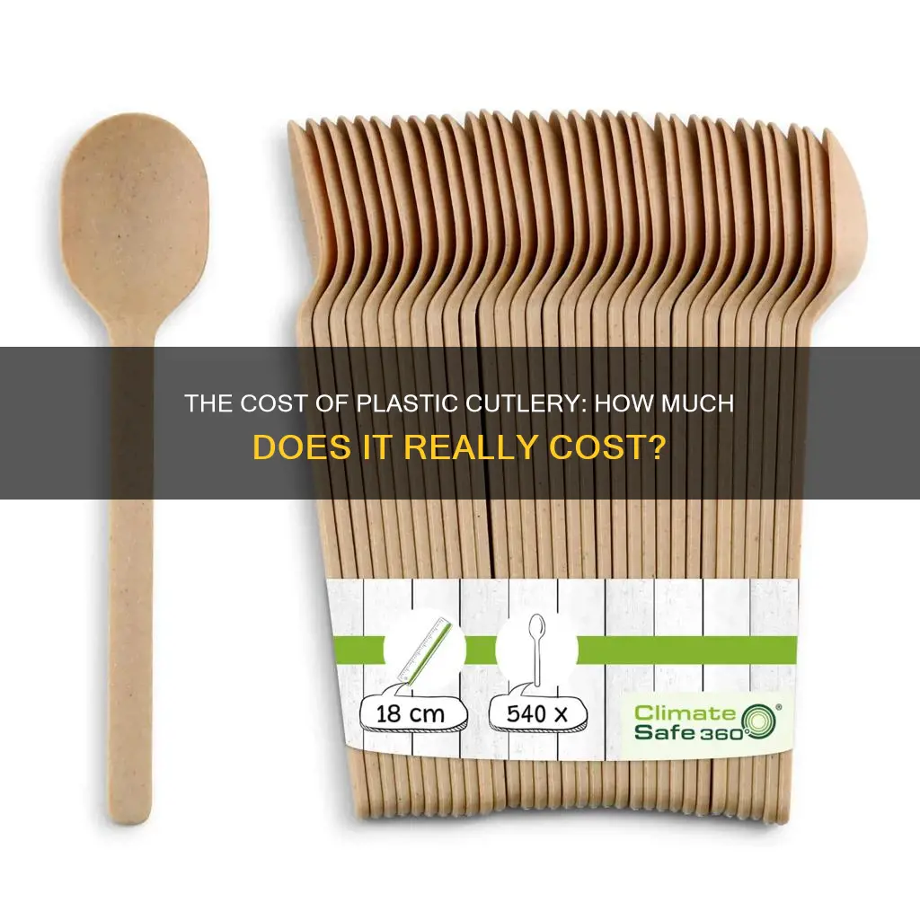 how much does plastic cutlery cost