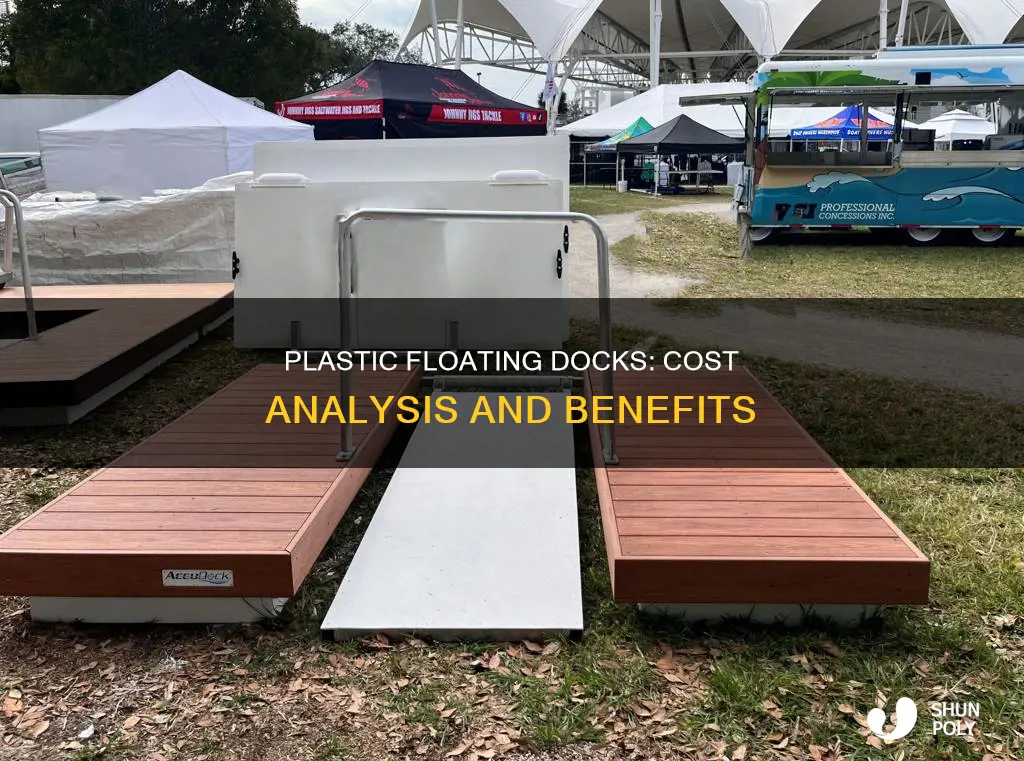 how much does plastic floating dock cost