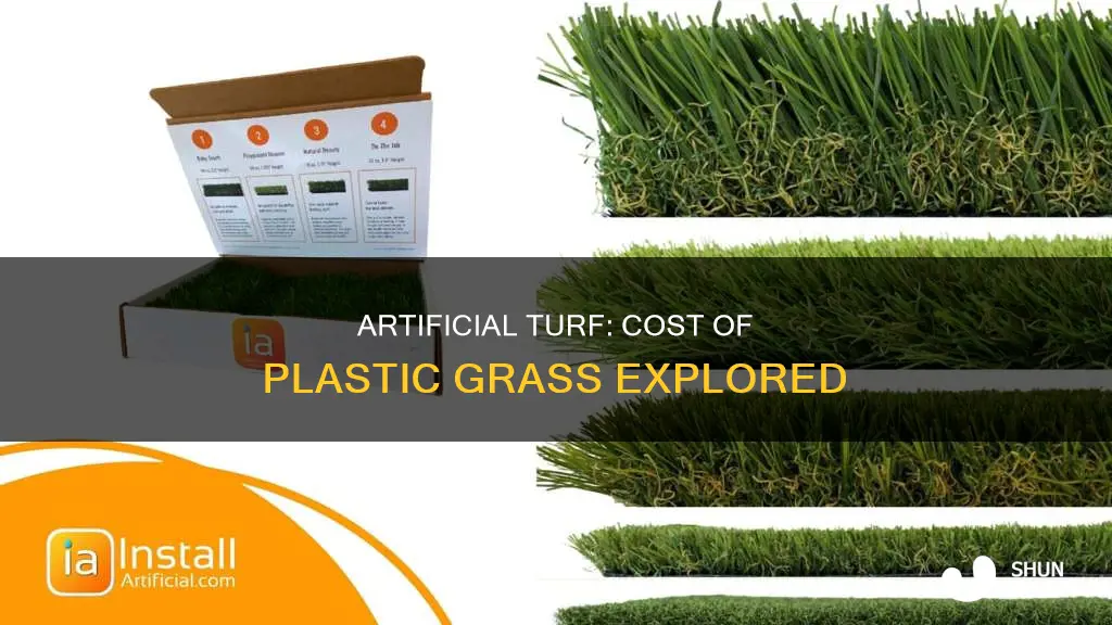 how much does plastic grass cost