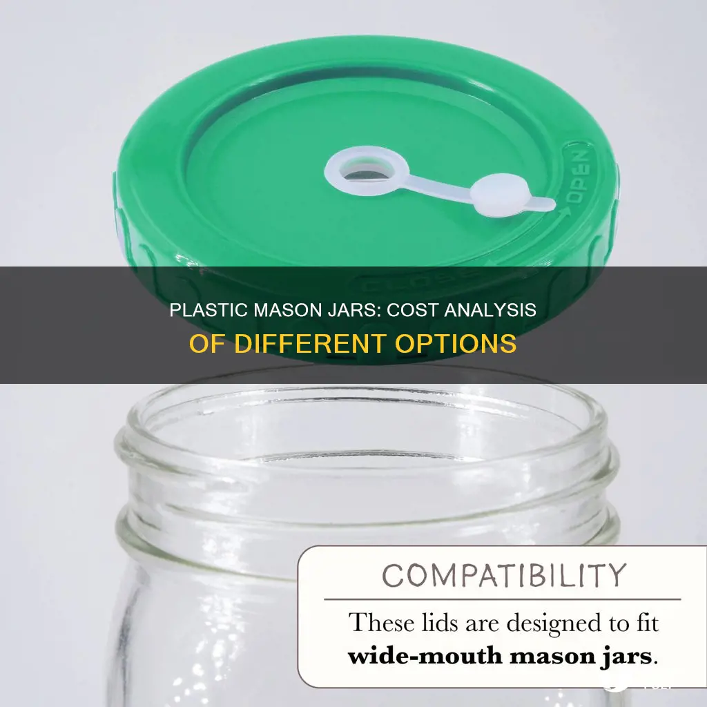 how much does plastic mason jars cost