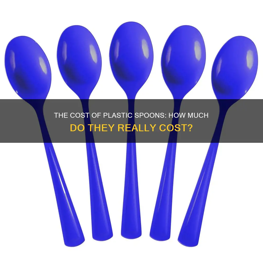 how much does plastic spoon cost