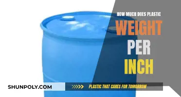 Plastic Weight: Understanding Density and Dimensions