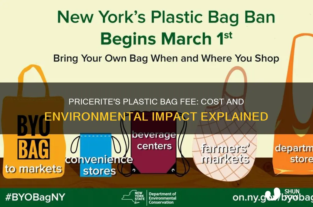 how much does pricerite charge for a plastic bag