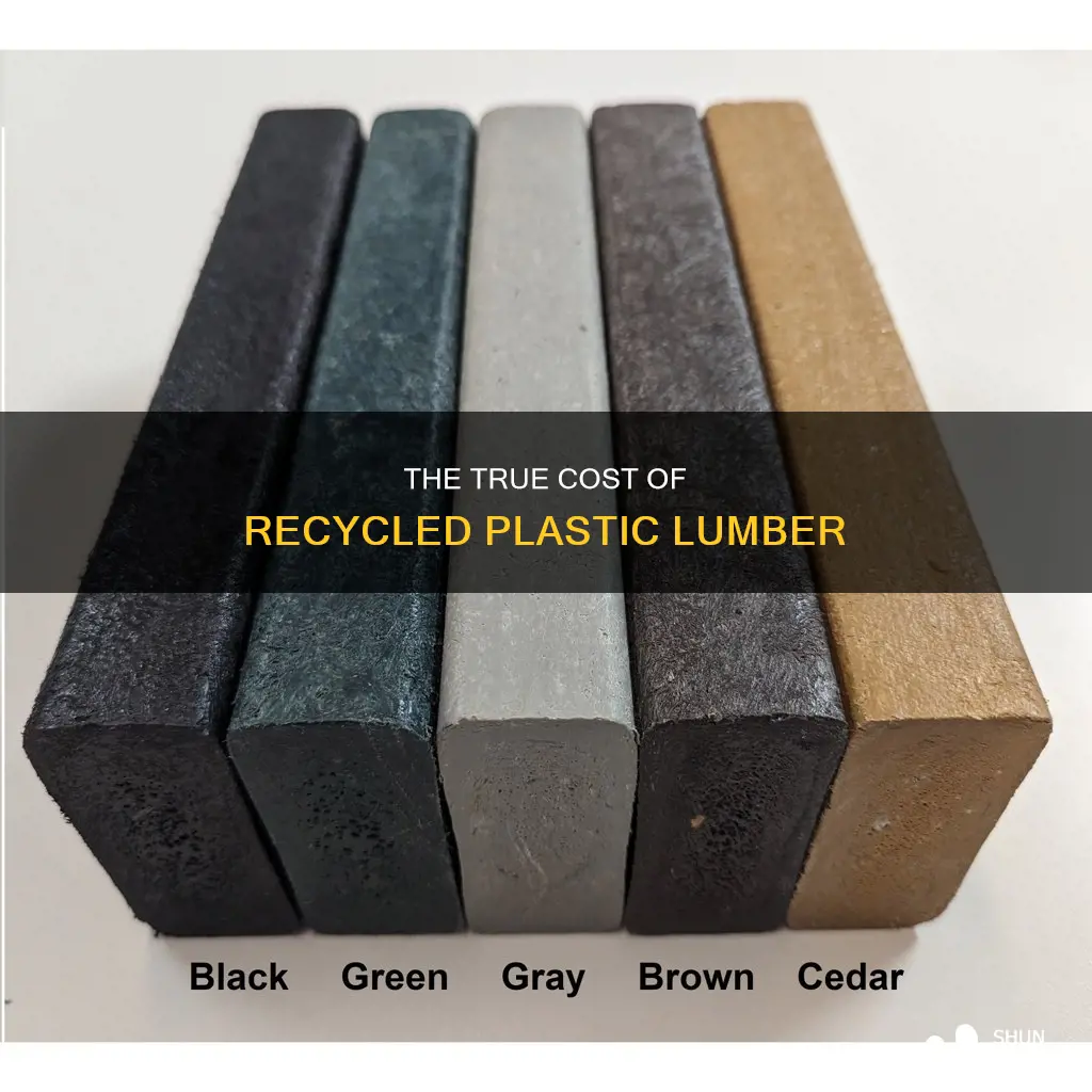 how much does recycled plastic lumber cost