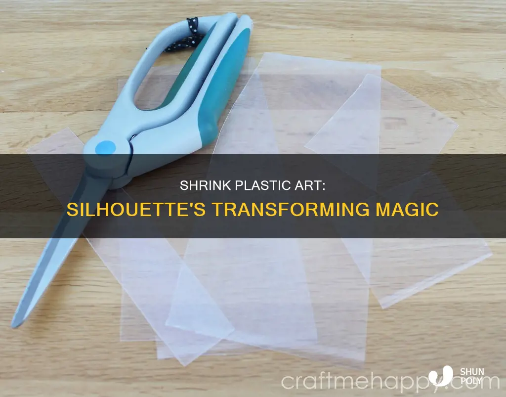 how much does silhouette shrink plastic shrink