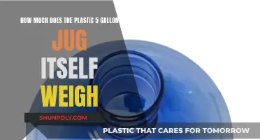 Plastic Jug Weight: 5-Gallon Container Weighs?