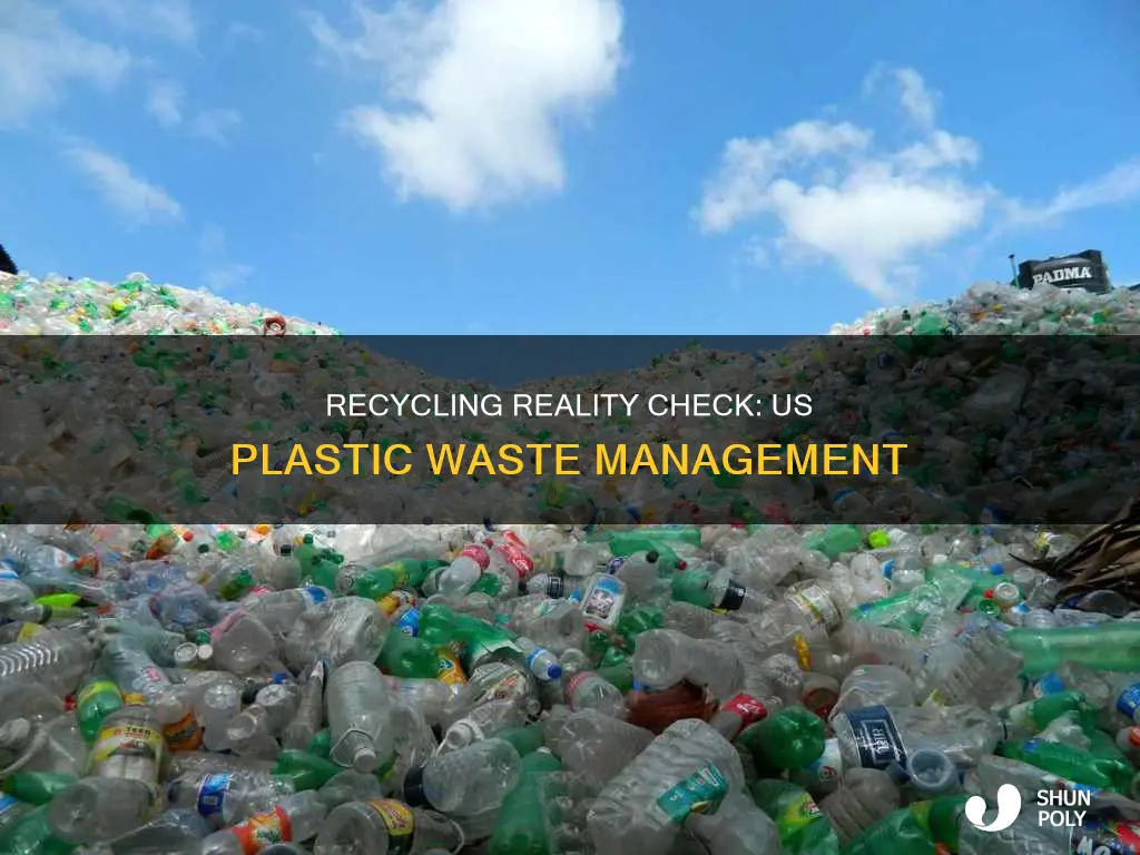 how much does the us recycle plastic