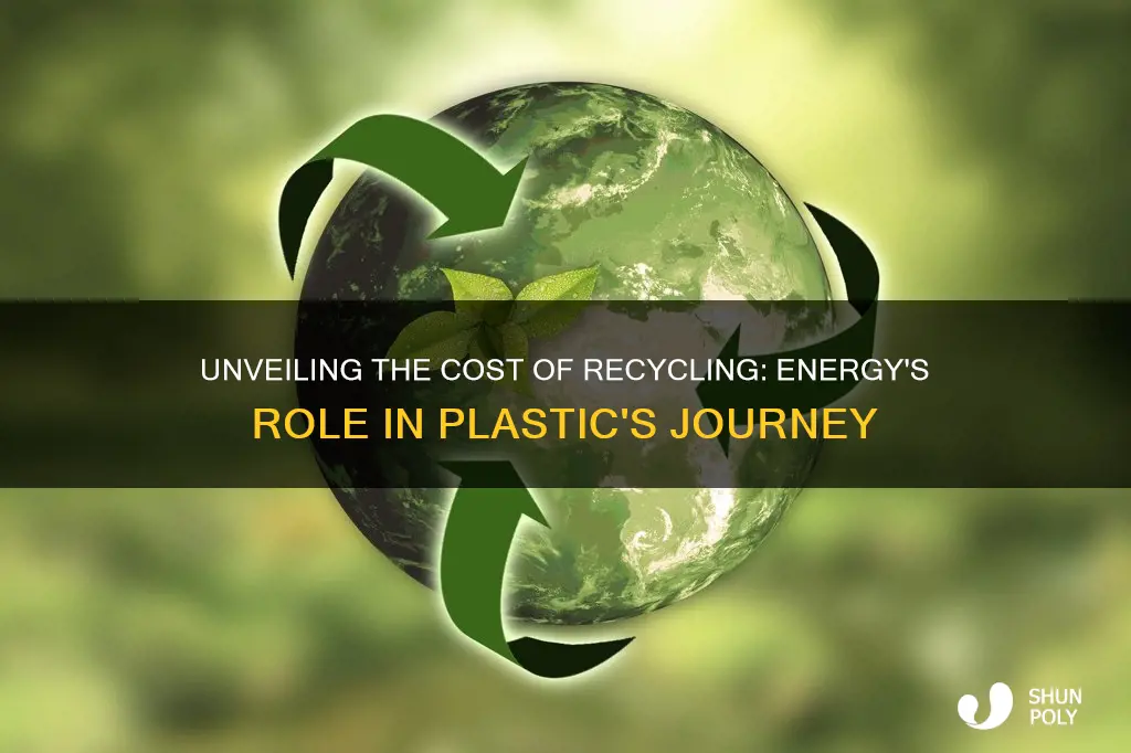 how much energy does it cost to recycle plastic