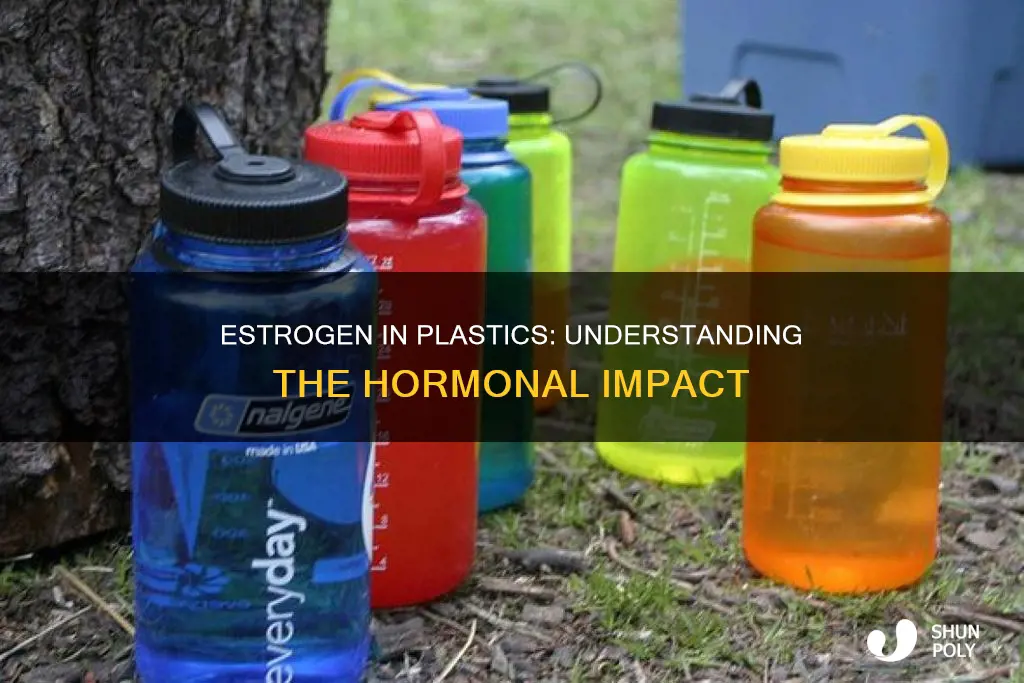 how much estrogen is in plastic