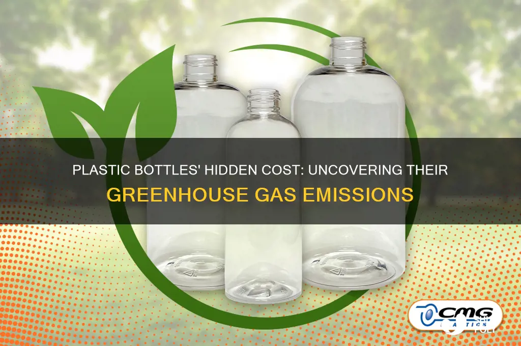 how much greenhouse gases are produced by plastic bottles
