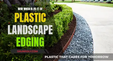 Plastic Landscape Edging: 25 Feet of Cost