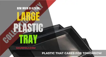 Extra-Large Plastic Trays: What's the Cost for the Size?